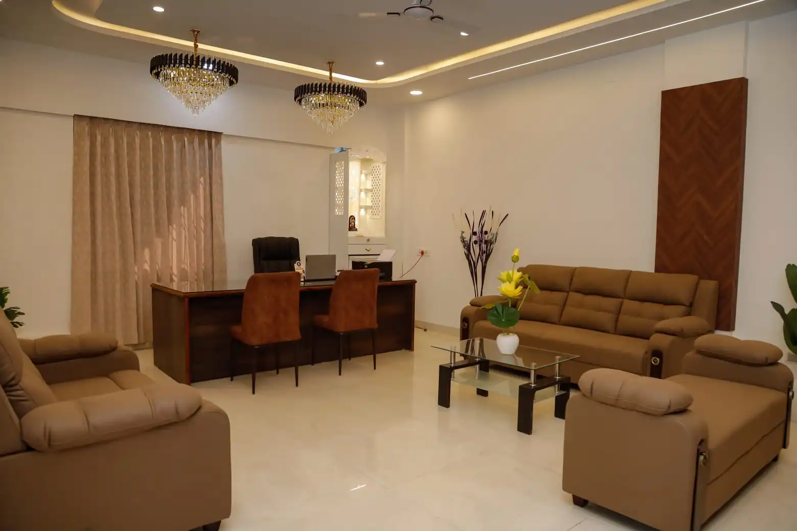 Hotel DVilla Elegant Reception Area and Lobby Entrance